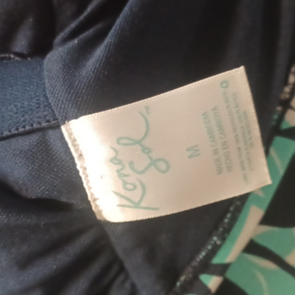 CONA SOL SIZE M Tropical Leaf Print One-Piece Swimsuit - Picture 7 of 7